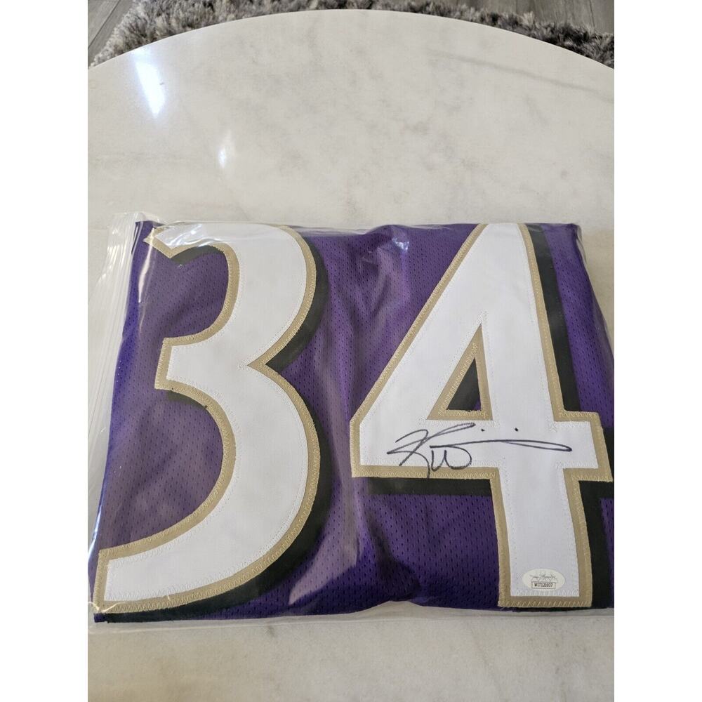 Ricky Williams Autographed/Signed Jersey JSA COA Purple Custom Jersey - Picture 7 of 7